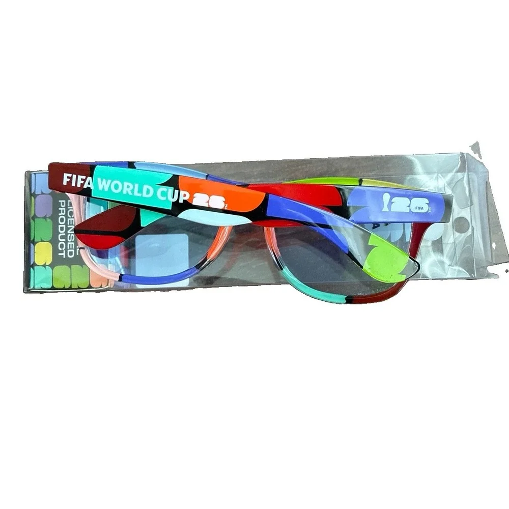 NWT FIFA 2026 World Cup Sunglasses. Official Licensed Product. Gemotric Pattern